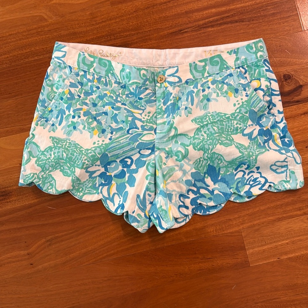 Lilly Pulitzer Size 14 Buttercup  shorts In a Pinch